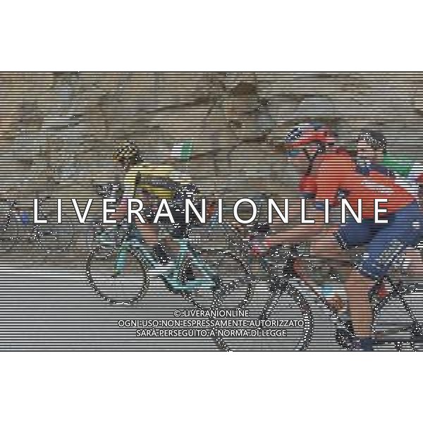 24-05-2019 Giro D\'italia; Tappa 13 Pinerolo - Ceresole Reale; 2019, Jumbo - Visma; 2019, Bahrain - Merida; Roglic, Primoz; Nibali, Vincenzo; Ceresole Reale; ©SIROTTI / AGENZIA ALDO LIVERANI SAS