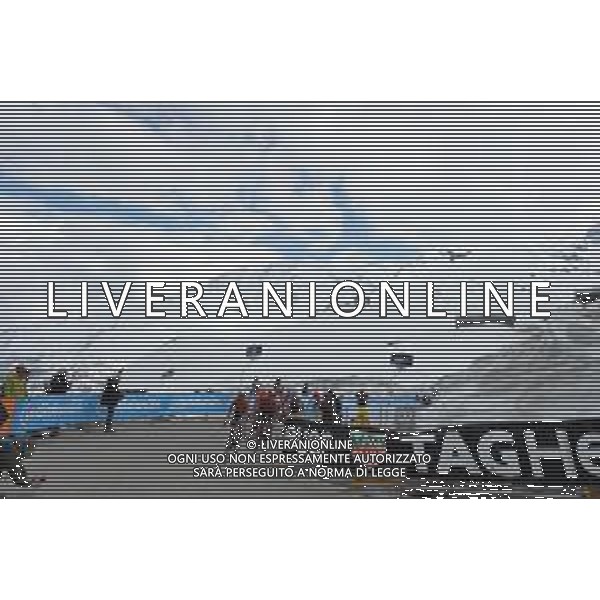 24-05-2019 Giro D\'italia; Tappa 13 Pinerolo - Ceresole Reale; 2019, Bahrain - Merida; Agnoli, Valerio; Bole, Grega; Ceresole Reale; FOTO STEFANO SIROTTI-AG ALDO LIVERANI SAS