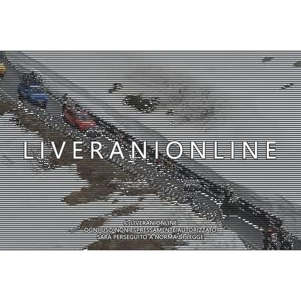 24-05-2019 Giro D\'italia; Tappa 13 Pinerolo - Ceresole Reale; 2019, Jumbo - Visma; 2019, Bahrain - Merida; Roglic, Primoz; Nibali, Vincenzo; Ceresole Reale; FOTO STEFANO SIROTTI-AG ALDO LIVERANI SAS