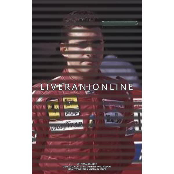 RETROSPETTIVA GIANNI MORBIDELLI PILOTA F1 NELLA FOTO GIANNI MORBIDELLI NELL\'ANNO 1990 AG ALDO LIVERANI SAS