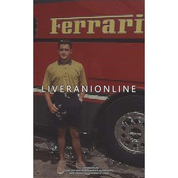 RETROSPETTIVA GIANNI MORBIDELLI PILOTA F1 NELLA FOTO GIANNI MORBIDELLI NELL\'ANNO 1990 AG ALDO LIVERANI SAS