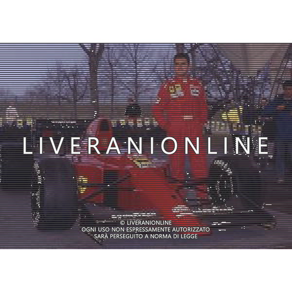 RETROSPETTIVA GIANNI MORBIDELLI PILOTA F1 NELLA FOTO GIANNI MORBIDELLI NELL\'ANNO 1990 AG ALDO LIVERANI SAS