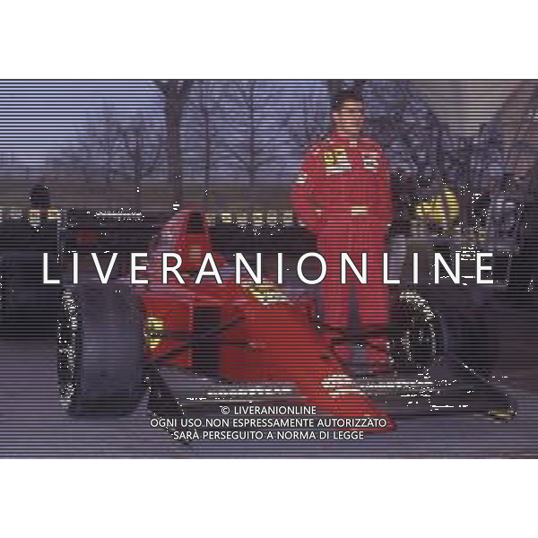 RETROSPETTIVA GIANNI MORBIDELLI PILOTA F1 NELLA FOTO GIANNI MORBIDELLI NELL\'ANNO 1990 AG ALDO LIVERANI SAS