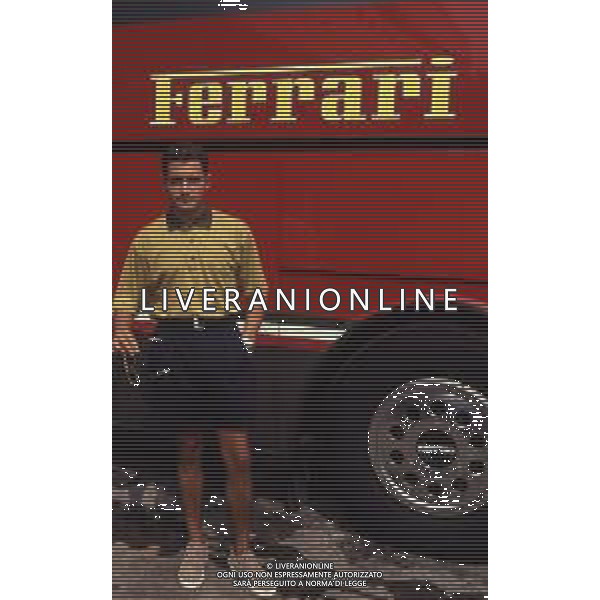 RETROSPETTIVA GIANNI MORBIDELLI PILOTA F1 NELLA FOTO GIANNI MORBIDELLI NELL\'ANNO 1990 AG ALDO LIVERANI SAS