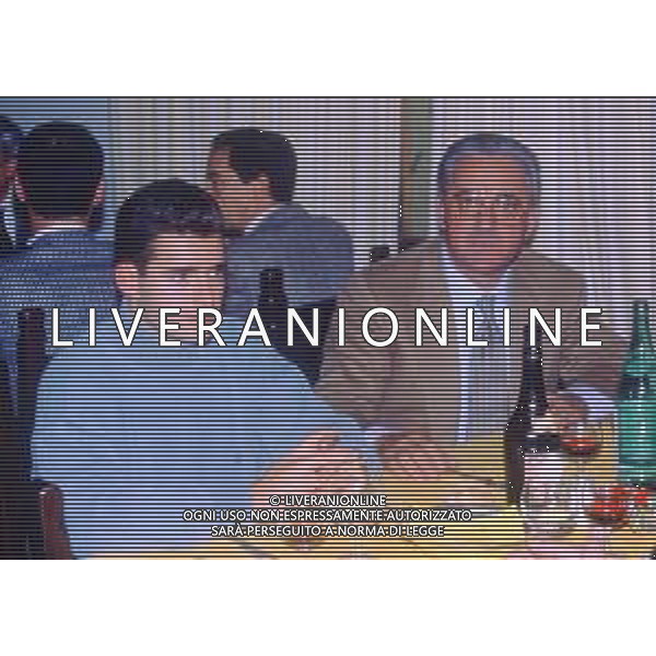 RETROSPETTIVA GIANNI MORBIDELLI PILOTA F1 NELLA FOTO GIANNI MORBIDELLI NELL\'ANNO 1990 CON IL PADRE AG ALDO LIVERANI SAS