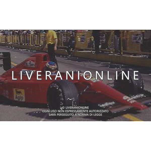 RETROSPETTIVA GIANNI MORBIDELLI PILOTA F1 NELLA FOTO GIANNI MORBIDELLI NELL\'ANNO 1990 AG ALDO LIVERANI SAS