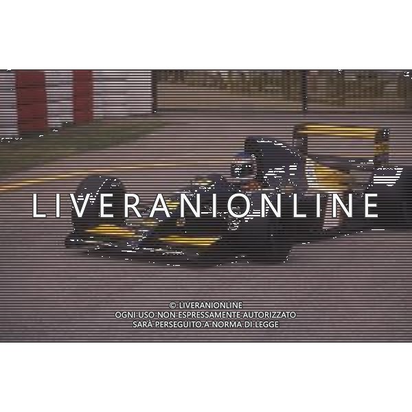 RETROSPETTIVA GIANNI MORBIDELLI PILOTA F1 NELLA FOTO GIANNI MORBIDELLI NELL\'ANNO 1991 AG ALDO LIVERANI SAS