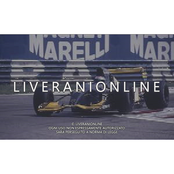 RETROSPETTIVA GIANNI MORBIDELLI PILOTA F1 NELLA FOTO GIANNI MORBIDELLI NELL\'ANNO 1992 AG ALDO LIVERANI SAS