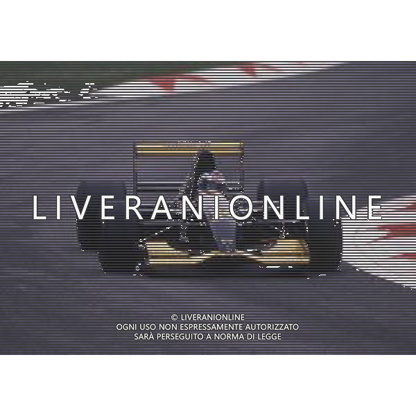 RETROSPETTIVA GIANNI MORBIDELLI PILOTA F1 NELLA FOTO GIANNI MORBIDELLI NELL\'ANNO 1992 AG ALDO LIVERANI SAS