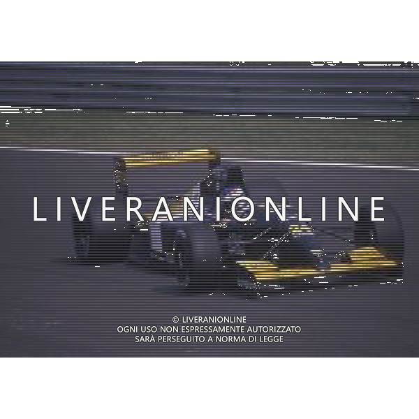 RETROSPETTIVA GIANNI MORBIDELLI PILOTA F1 NELLA FOTO GIANNI MORBIDELLI NELL\'ANNO 1992 AG ALDO LIVERANI SAS