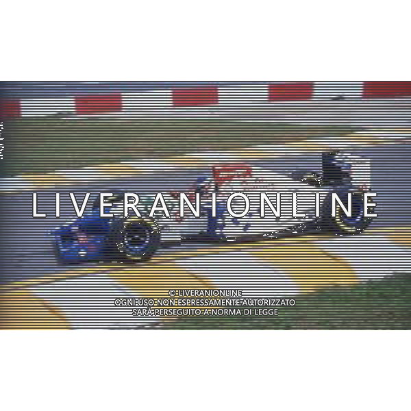 RETROSPETTIVA GIANNI MORBIDELLI PILOTA F1 NELLA FOTO GIANNI MORBIDELLI NELL\'ANNO 1994 AG ALDO LIVERANI SAS