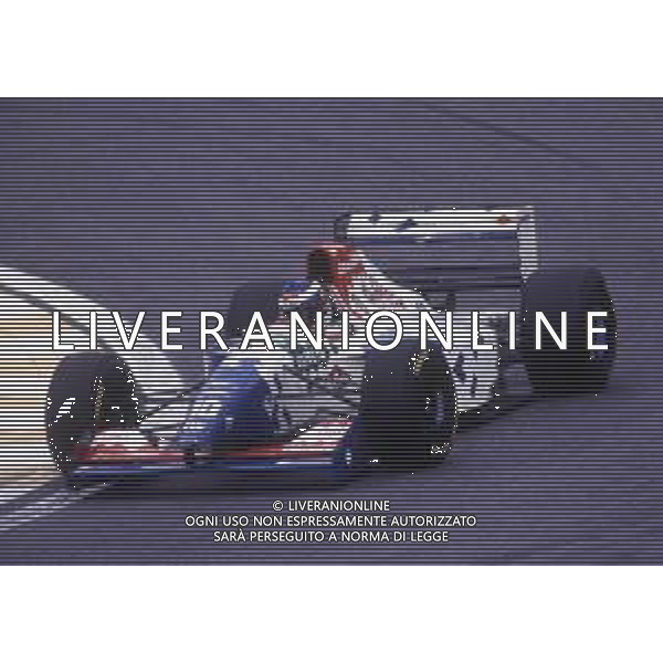RETROSPETTIVA GIANNI MORBIDELLI PILOTA F1 NELLA FOTO GIANNI MORBIDELLI NELL\'ANNO 1994 AG ALDO LIVERANI SAS