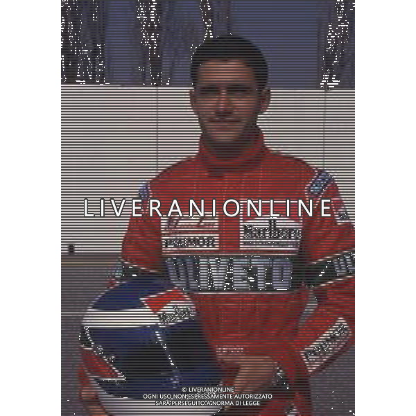 RETROSPETTIVA GIANNI MORBIDELLI PILOTA F1 NELLA FOTO GIANNI MORBIDELLI NELL\'ANNO 1994 AG ALDO LIVERANI SAS