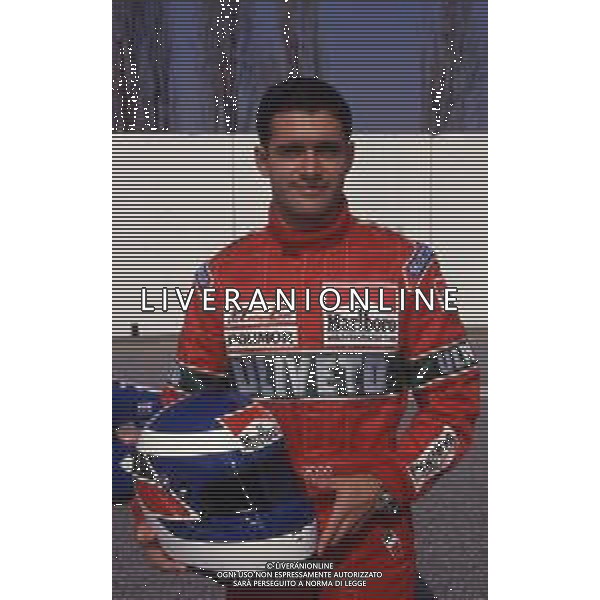 RETROSPETTIVA GIANNI MORBIDELLI PILOTA F1 NELLA FOTO GIANNI MORBIDELLI NELL\'ANNO 1994 AG ALDO LIVERANI SAS
