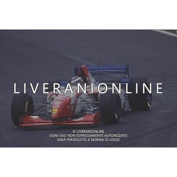RETROSPETTIVA GIANNI MORBIDELLI PILOTA F1 NELLA FOTO GIANNI MORBIDELLI NELL\'ANNO 1995 AG ALDO LIVERANI SAS