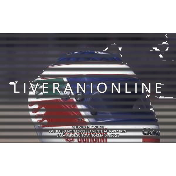 RETROSPETTIVA GIANNI MORBIDELLI PILOTA F1 NELLA FOTO GIANNI MORBIDELLI NELL\'ANNO 1995 CASCO AG ALDO LIVERANI SAS