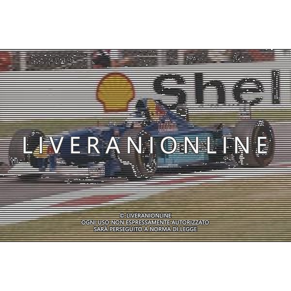 RETROSPETTIVA GIANNI MORBIDELLI PILOTA F1 NELLA FOTO GIANNI MORBIDELLI NELL\'ANNO 1997 AG ALDO LIVERANI SAS