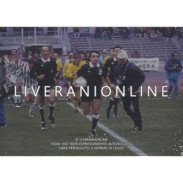 RETROSPETTIVA CARDONA MARCELLO ARBITRO CALCIO NELLA FOTO L\'ARBITRO CARDONA MARCELLO AG ALDO LIVERANI SAS