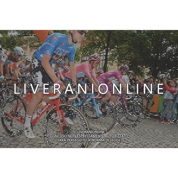 26-05-2019 Giro D\'italia; Tappa 15 Ivrea - Como; 2019, Trek - Segafredo; 2019, Movistar; 2019, Groupama - Fdj; 2019, Team Ineos; Ciccone, Giulio; Carapaz Antonio, Richard Antonio; Demare, Arnaud; Sivakov, Pavel; Ivrea; ©SIROTTI / AGENZIA ALDO LIVERANI SAS