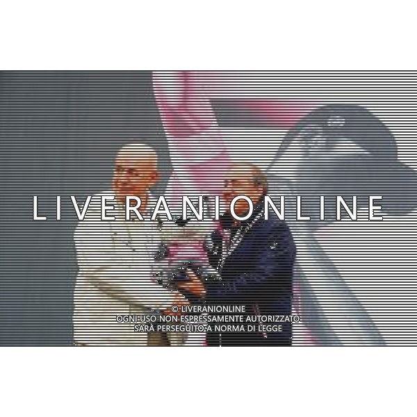 26-05-2019 Giro D\'italia; Tappa 15 Ivrea - Como; Figini, Giuseppe; Vegni, Mauro; Ivrea; ©SIROTTI / AGENZIA ALDO LIVERANI SAS