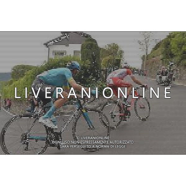 26-05-2019 Giro D\'italia; Tappa 15 Ivrea - Como; 2019, Androni Giocattoli - Sidermec; 2019, Astana; Cattaneo, Mattia; Cataldo, Dario; Civiglio; ©SIROTTI / AGENZIA ALDO LIVERANI SAS