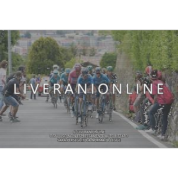 26-05-2019 Giro D\'italia; Tappa 15 Ivrea - Como; 2019, Movistar; Pedrero Lopez, Antonio; Landa Meana, Mikel; Carapaz Antonio, Richard Antonio; Civiglio; ©SIROTTI / AGENZIA ALDO LIVERANI SAS