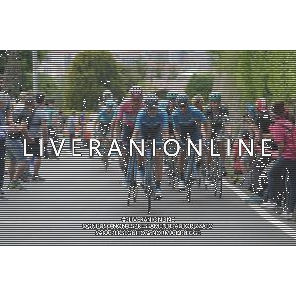 26-05-2019 Giro D\'italia; Tappa 15 Ivrea - Como; 2019, Movistar; Pedrero Lopez, Antonio; Landa Meana, Mikel; Carapaz Antonio, Richard Antonio; Civiglio; ©SIROTTI / AGENZIA ALDO LIVERANI SAS