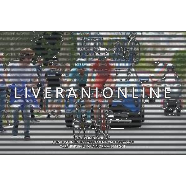 26-05-2019 Giro D\'italia; Tappa 15 Ivrea - Como; 2019, Androni Giocattoli - Sidermec; 2019, Astana; Cattaneo, Mattia; Cataldo, Dario; Civiglio; ©SIROTTI / AGENZIA ALDO LIVERANI SAS