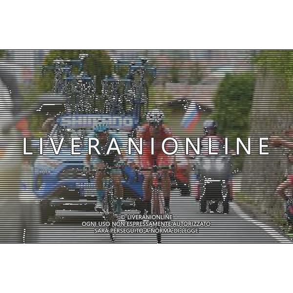 26-05-2019 Giro D\'italia; Tappa 15 Ivrea - Como; 2019, Androni Giocattoli - Sidermec; 2019, Astana; Cattaneo, Mattia; Cataldo, Dario; Civiglio; ©SIROTTI / AGENZIA ALDO LIVERANI SAS