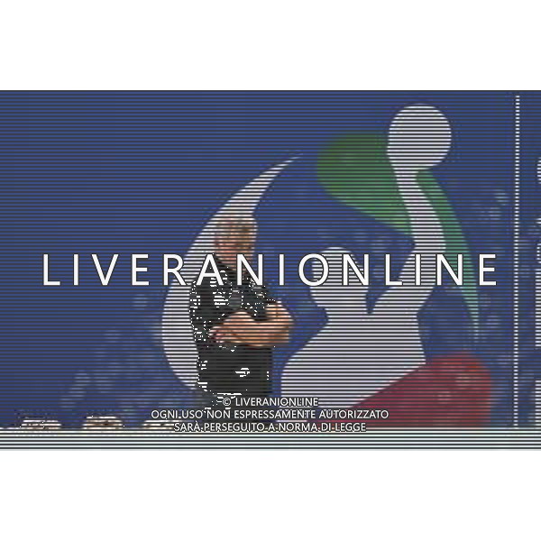 Alessandro Bovo allenatore An Brescia ,An Brescia - Pro Recco finale scudetto ,Trieste 26 maggio 2019.Ph Fotolive / AGENZIA ALDO LIVERANI SAS - Pallanuoto: An Brescia - Pro Recco finale scudetto Serie A1 Trieste 26.05.2019