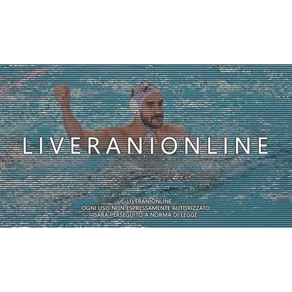 Valentino Gallo AN Brescia ,An Brescia - Pro Recco finale scudetto ,Trieste 26 maggio 2019.Ph Fotolive / AGENZIA ALDO LIVERANI SAS - Pallanuoto: An Brescia - Pro Recco finale scudetto Serie A1 Trieste 26.05.2019