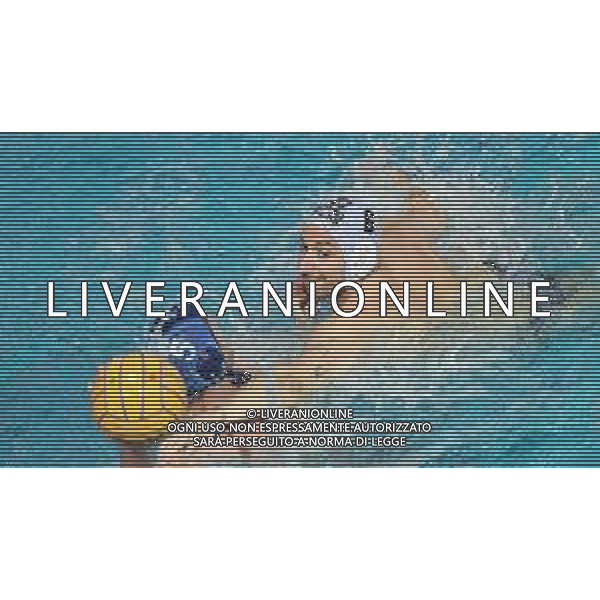 Guillermo Molina Rios Pro Recco , Valerio Rizzo AN Brescia ,An Brescia - Pro Recco finale scudetto ,Trieste 26 maggio 2019.Ph Fotolive / AGENZIA ALDO LIVERANI SAS - Pallanuoto: An Brescia - Pro Recco finale scudetto Serie A1 Trieste 26.05.2019