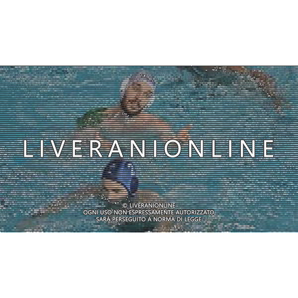 Nikola Vucevic AN Brescia delusione ,An Brescia - Pro Recco finale scudetto ,Trieste 26 maggio 2019.Ph Fotolive / AGENZIA ALDO LIVERANI SAS - Pallanuoto: An Brescia - Pro Recco finale scudetto Serie A1 Trieste 26.05.2019