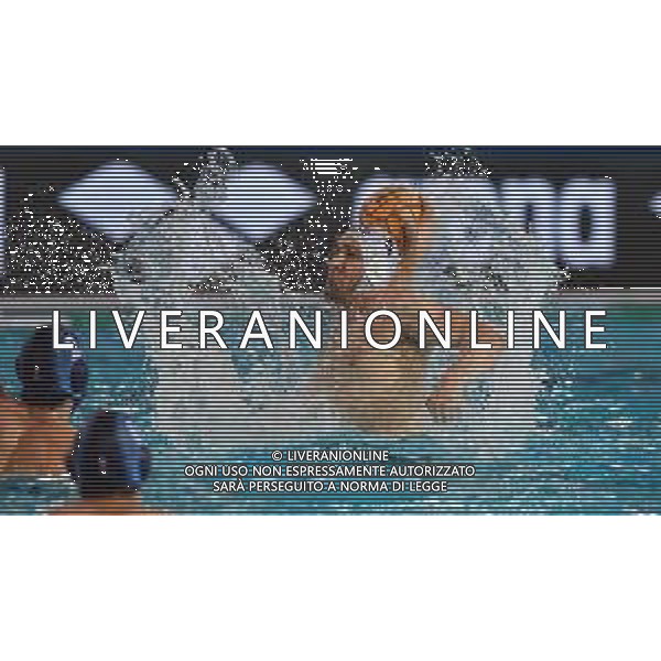 Pietro Figlioli AN Brescia ,An Brescia - Pro Recco finale scudetto ,Trieste 26 maggio 2019.Ph Fotolive / AGENZIA ALDO LIVERANI SAS - Pallanuoto: An Brescia - Pro Recco finale scudetto Serie A1 Trieste 26.05.2019