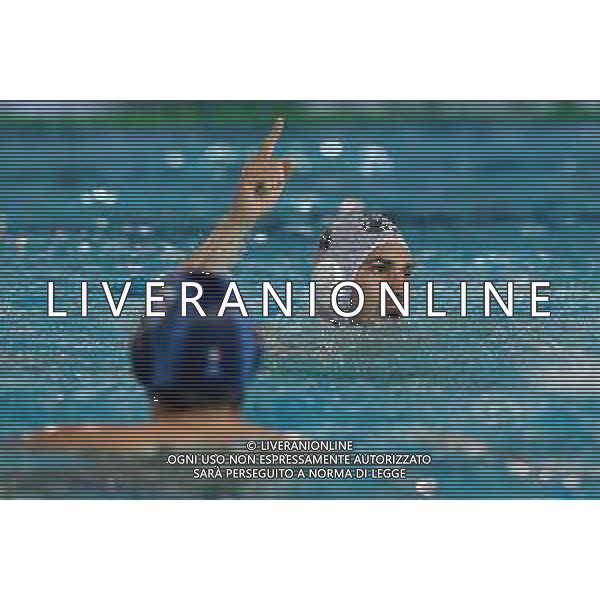 Pietro Figlioli AN Brescia ,An Brescia - Pro Recco finale scudetto ,Trieste 26 maggio 2019.Ph Fotolive / AGENZIA ALDO LIVERANI SAS - Pallanuoto: An Brescia - Pro Recco finale scudetto Serie A1 Trieste 26.05.2019