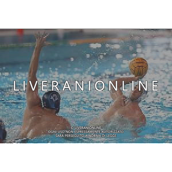 Michael Alexandre Bodegas Pro Recco , Christian Presciutti AN Brescia ,An Brescia - Pro Recco finale scudetto ,Trieste 26 maggio 2019.Ph Fotolive / AGENZIA ALDO LIVERANI SAS - Pallanuoto: An Brescia - Pro Recco finale scudetto Serie A1 Trieste 26.05.2019