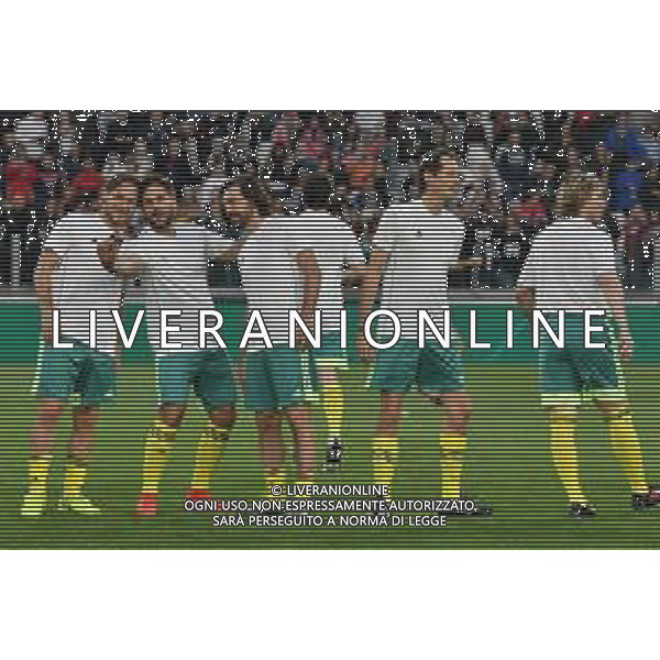 Torino 27-05-2019 Allianz Stadium ©Falzone/Ag.Aldo Liverani sas 28a Partita del Cuore 2019 - Nazionale Cantanti vs Campioni della ricerca Nella foto: Francesco Totti e andrea Pirlo John Elkann ©FALZONE / AGENZIA ALDO LIVERANI SAS