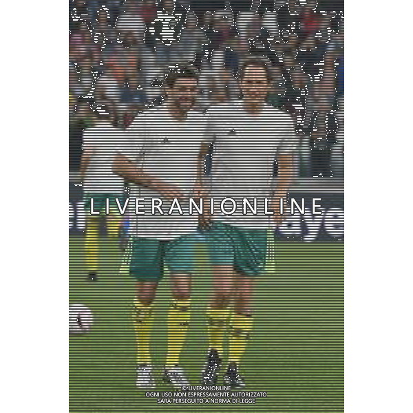 Torino 27-05-2019 Allianz Stadium ©Falzone/Ag.Aldo Liverani sas 28a Partita del Cuore 2019 - Nazionale Cantanti vs Campioni della ricerca Nella foto: Andrea Agnelli-John Elkann ©FALZONE / AGENZIA ALDO LIVERANI SAS