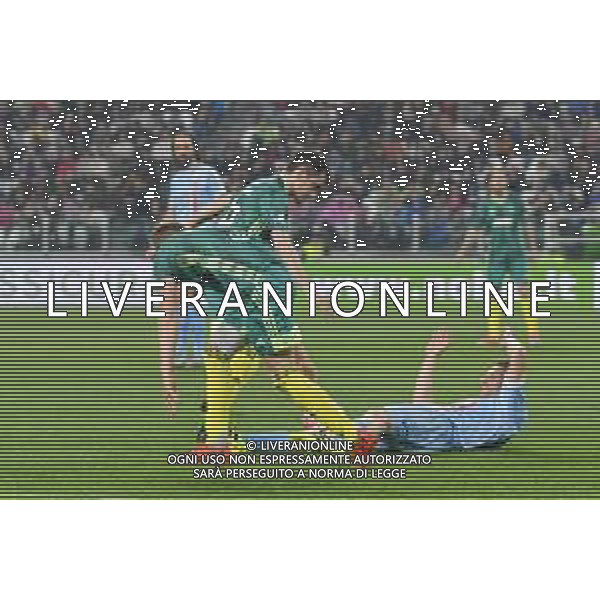 Torino 27-05-2019 Allianz Stadium ©Falzone/Ag.Aldo Liverani sas 28a Partita del Cuore 2019 - Nazionale Cantanti vs Campioni della ricerca Nella foto: Charles Leclerc e Sandro Cois ©FALZONE / AGENZIA ALDO LIVERANI SAS