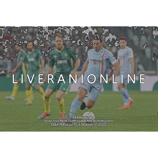 Torino 27-05-2019 Allianz Stadium ©Falzone/Ag.Aldo Liverani sas 28a Partita del Cuore 2019 - Nazionale Cantanti vs Campioni della ricerca Nella foto: Javier Zanetti e sebastian Vettel ©FALZONE / AGENZIA ALDO LIVERANI SAS