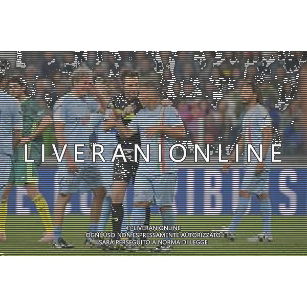 Torino 27-05-2019 Allianz Stadium ©Falzone/Ag.Aldo Liverani sas 28a Partita del Cuore 2019 - Nazionale Cantanti vs Campioni della ricerca Nella foto: Niccolo\' Fabi, arbitro Nicola Rizzoli e Paolo Belli ©FALZONE / AGENZIA ALDO LIVERANI SAS