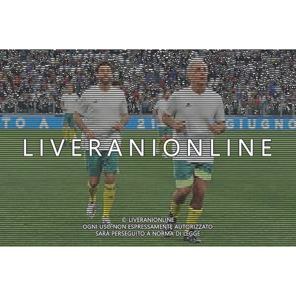 Torino 27-05-2019 Allianz Stadium ©Falzone/Ag.Aldo Liverani sas 28a Partita del Cuore 2019 - Nazionale Cantanti vs Campioni della ricerca Nella foto: Andrea Agnelli e massimo Giletti ©FALZONE / AGENZIA ALDO LIVERANI SAS