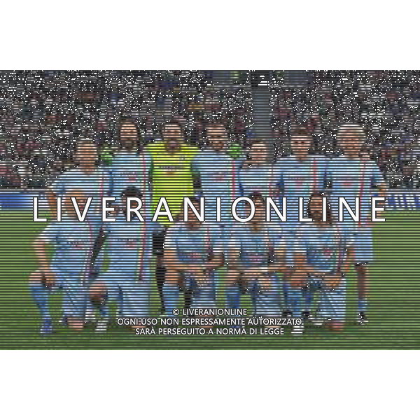 Torino 27-05-2019 Allianz Stadium ©Falzone/Ag.Aldo Liverani sas 28a Partita del Cuore 2019 - Nazionale Cantanti vs Campioni della ricerca Nella foto: Formazione Cantanti Attori ©FALZONE / AGENZIA ALDO LIVERANI SAS