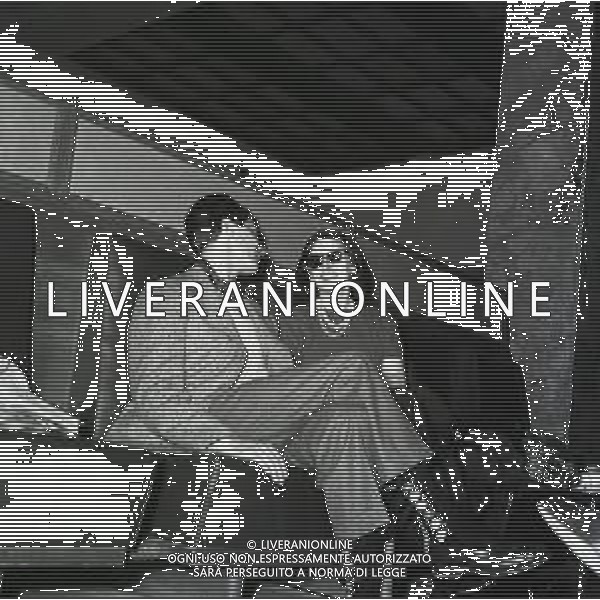 1953 ROMA AEROPORTO DI CIAMPINO ARRIVO ARRIVO LUCIA BOSE\' E LUIS MIGUEL DOMINGUIN AG ALDO LIVERANI SAS