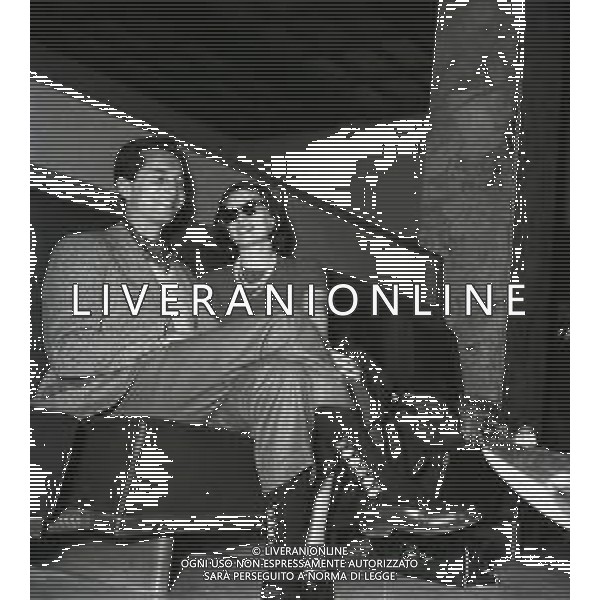 1953 ROMA AEROPORTO DI CIAMPINO ARRIVO ARRIVO LUCIA BOSE\' E LUIS MIGUEL DOMINGUIN AG ALDO LIVERANI SAS