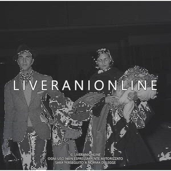 1953 ROMA AEROPORTO DI CIAMPINO ARRIVO ARRIVO LUCIA BOSE\' E LUIS MIGUEL DOMINGUIN AG ALDO LIVERANI SAS