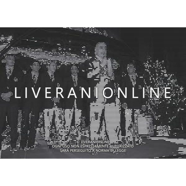 1994 DICEMBRE TEATRO MANZONI MILANO FESTA NATALE ROSSONERO NELLA FOTO ADRIANO GALLIANI AMMINISTRATORE MILAN CALCIO AG ALDO LIVERANI SAS