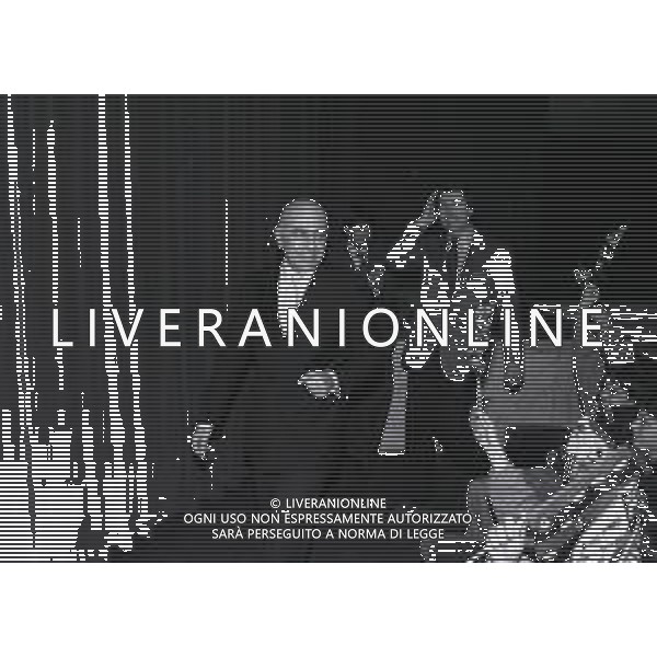 1994 DICEMBRE TEATRO MANZONI MILANO FESTA NATALE ROSSONERO NELLA FOTO ADRIANO GALLIANI AMMINISTRATORE MILAN CALCIO AG ALDO LIVERANI SAS