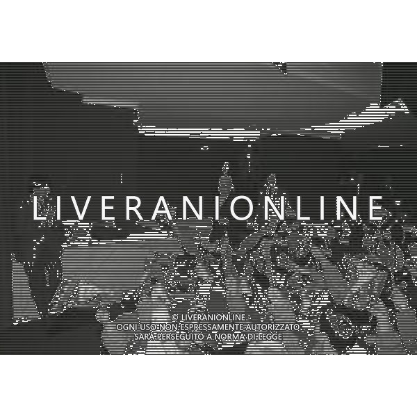 1994 DICEMBRE TEATRO MANZONI MILANO FESTA NATALE ROSSONERO NELLA FOTO ADRIANO GALLIANI AMMINISTRATORE MILAN CALCIO AG ALDO LIVERANI SAS