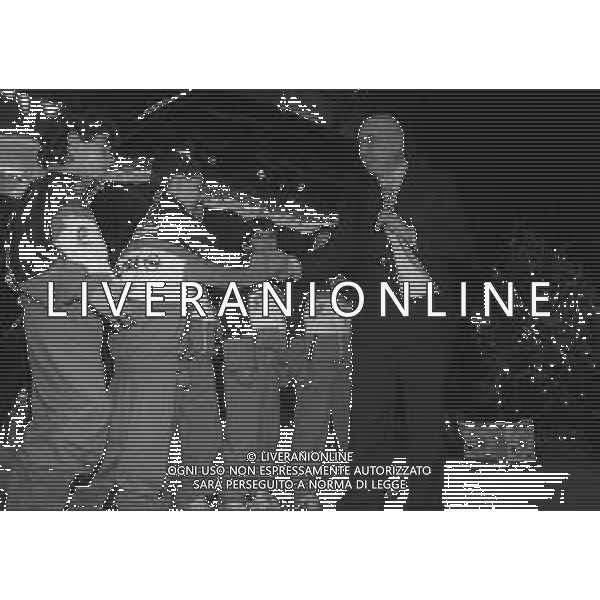 1994 DICEMBRE TEATRO MANZONI MILANO FESTA NATALE ROSSONERO NELLA FOTO ADRIANO GALLIANI AMMINISTRATORE MILAN CALCIO AG ALDO LIVERANI SAS